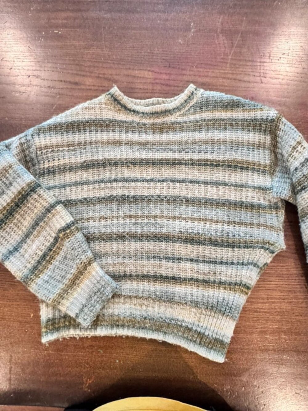 Asymmetric knitted sweater